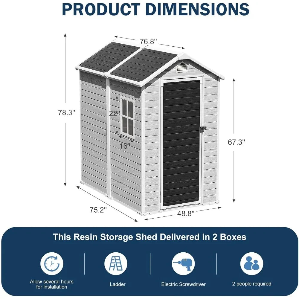 Outdoor Resin Shed