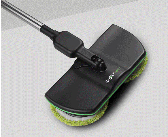 Rechargeable Wireless Rotating Electric Floor Wiper Cordless Sweeping Handheld Wieless - Azobay