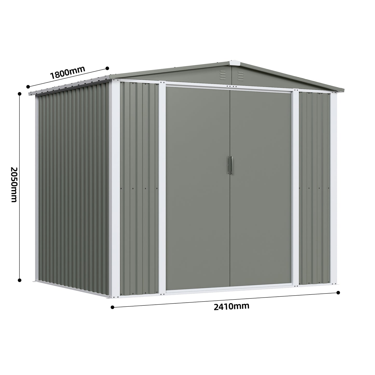 Metal Outdoor Shed Storage 8*6