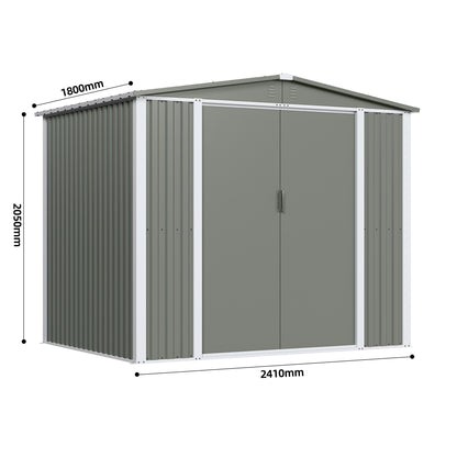 Metal Outdoor Shed Storage 8*6