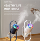 Air Humidifier With Projection Night Lights