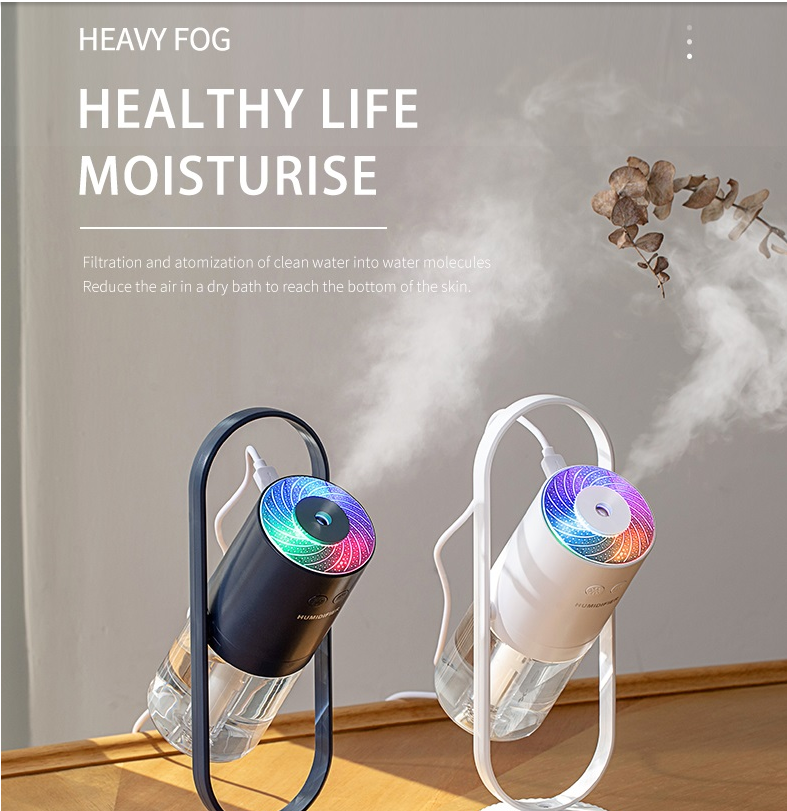 Air Humidifier With Projection Night Lights - Azobay