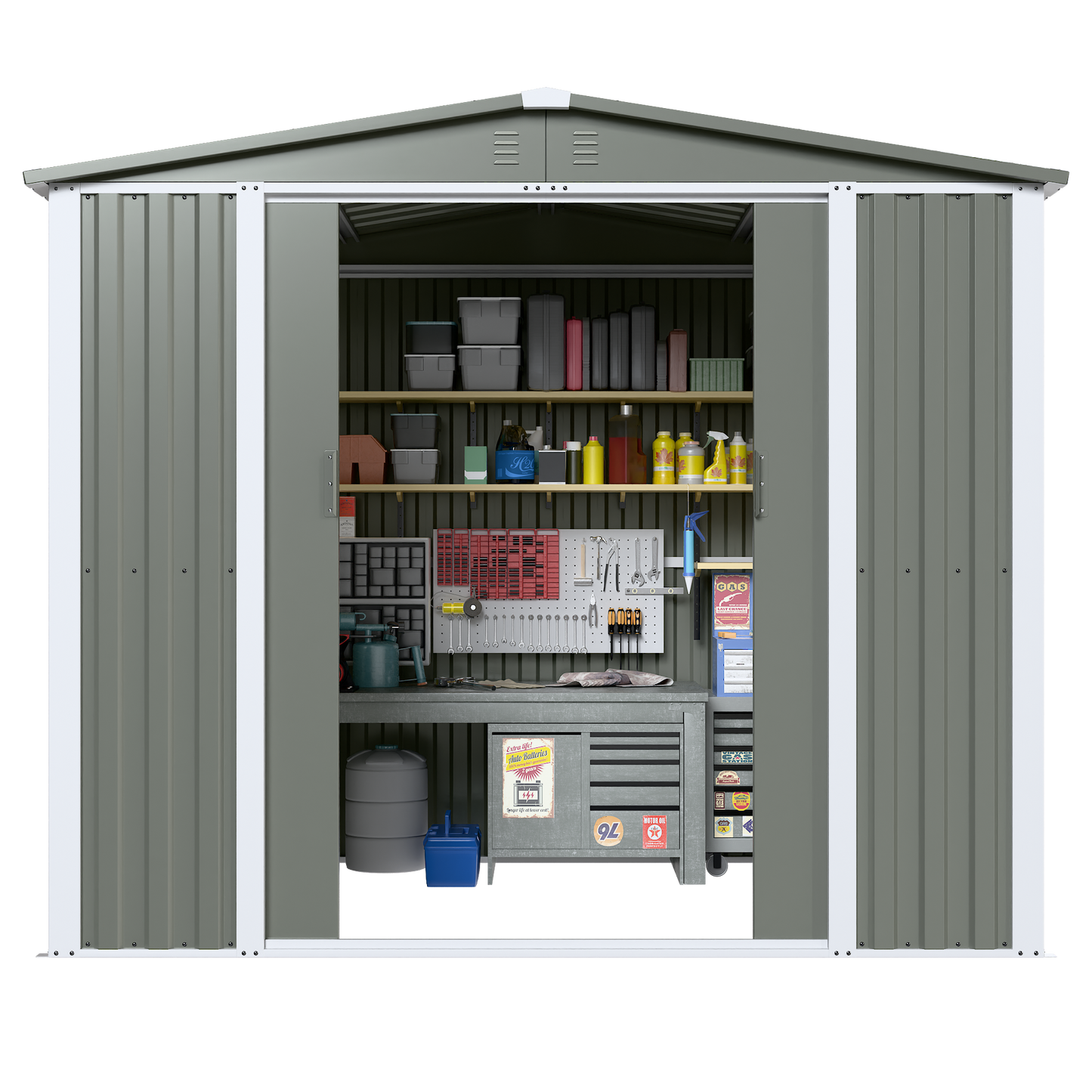 Metal Outdoor Shed Storage 8*6