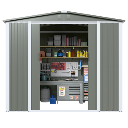 Metal Outdoor Shed Storage 8*6