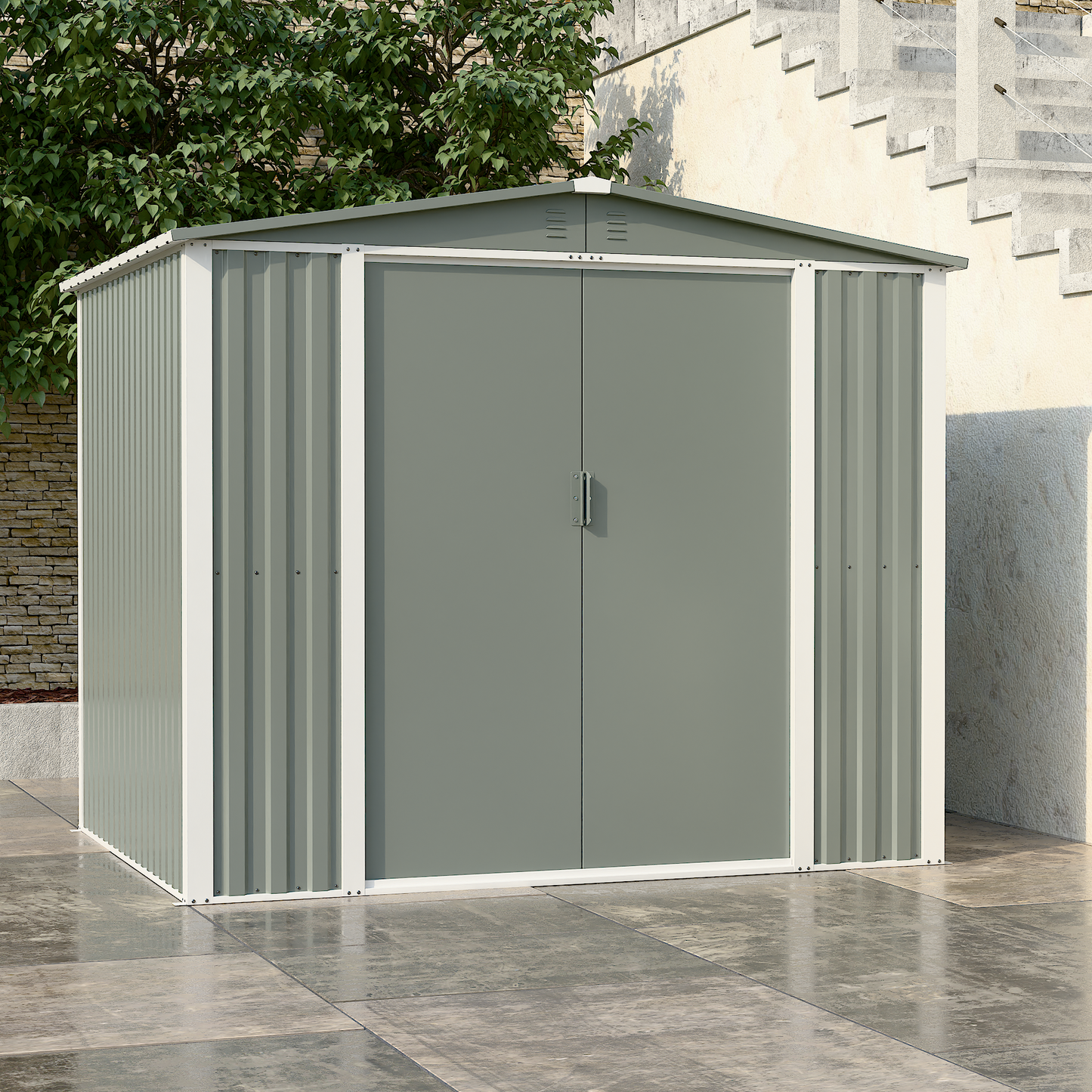 Metal Outdoor Shed Storage 8*6