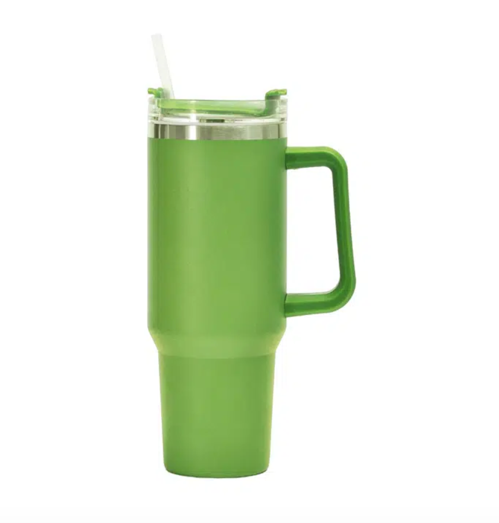 Stainless Steel Insulated Cup 40oz Straw Bingba - Azobay