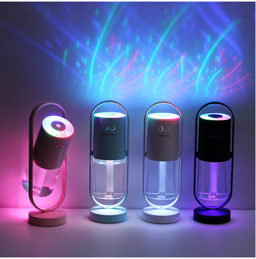 Air Humidifier With Projection Night Lights - Azobay