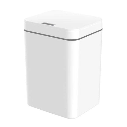 DQOK Smart Induction Trash Can Automatic Dustbin Bucket Garbage Bathroom for Kitchen Electric Type Touch Trash Bin Paper Basket