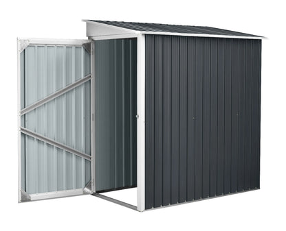 Outdoor Metal Storage Shed with Double Doors