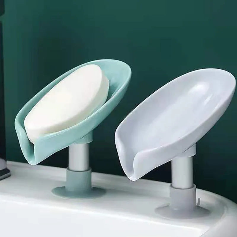 Soap Tray Non-slip Drain Soap Dish Soap Holder Bathroom Accessories - Azobay