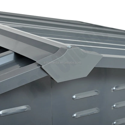 Outdoor Metal Storage Shed with Double Doors
