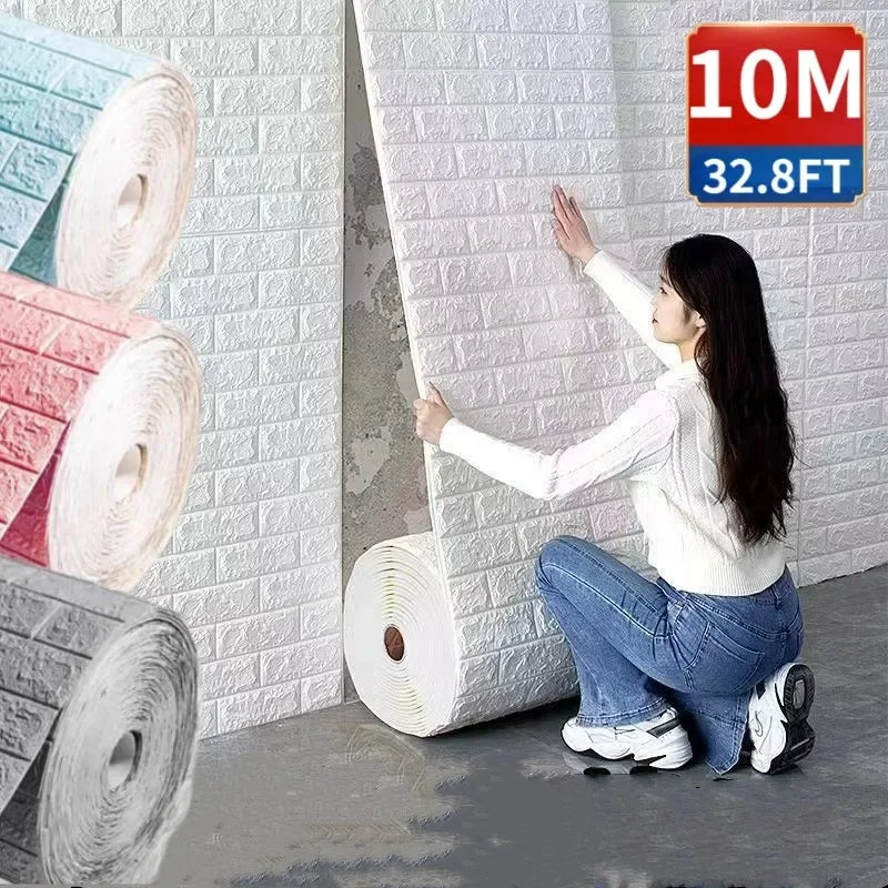 3D Wallpaper Stickers Roll Panel - Azobay