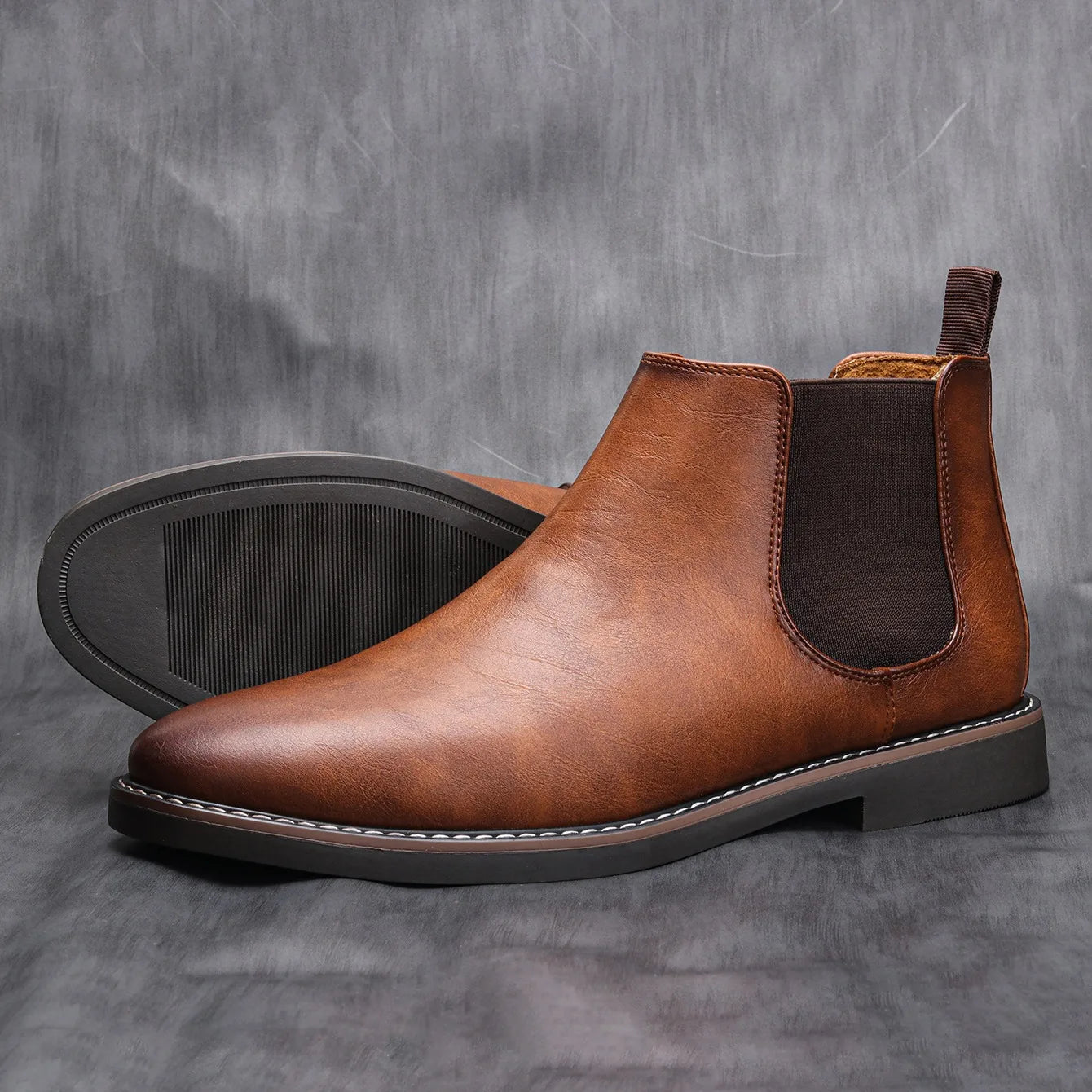 Men Chelsea Boots Brand Retro  Fashion Men Boot - Azobay