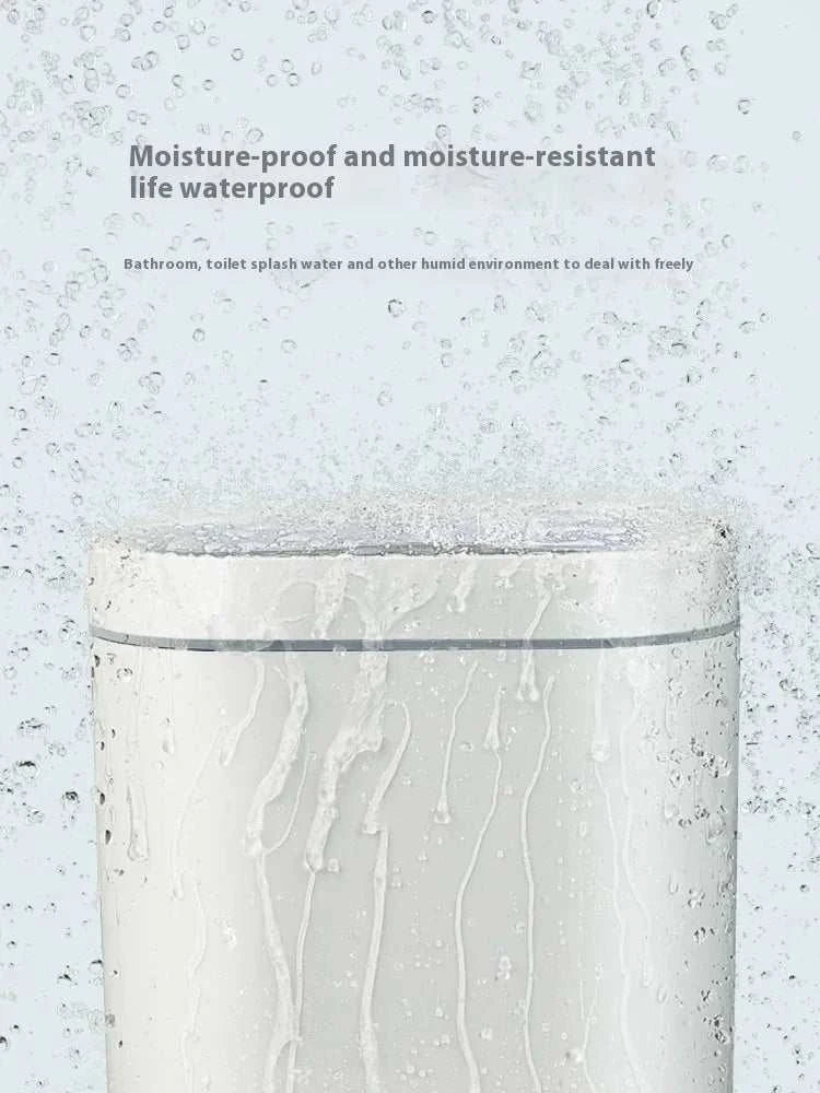 7L automatic bathroom trash can with motion sensor lid in modern kitchen setting