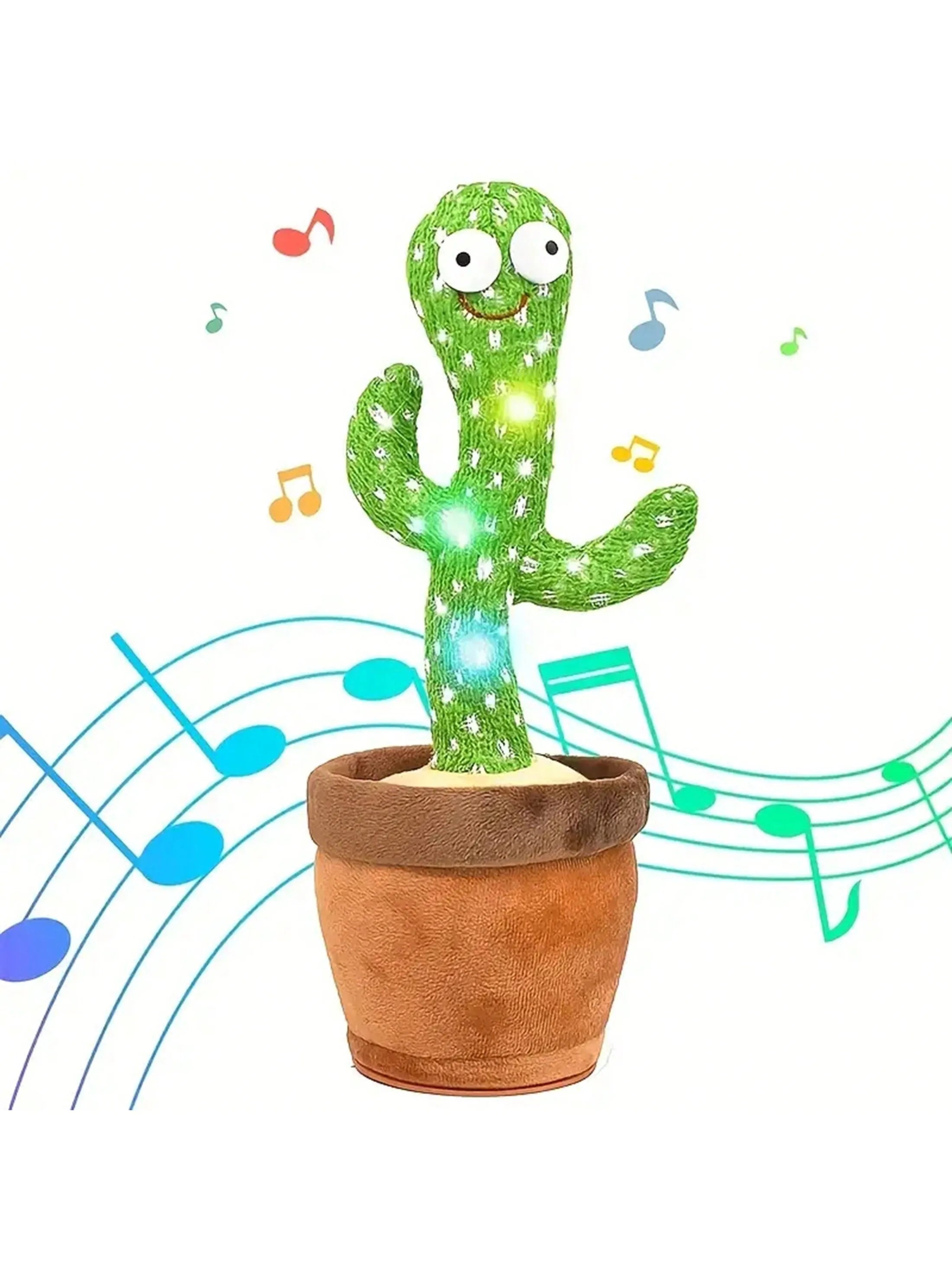 Dancing Talking Cactus Toys For Babys, Singing Mimicking - Azobay