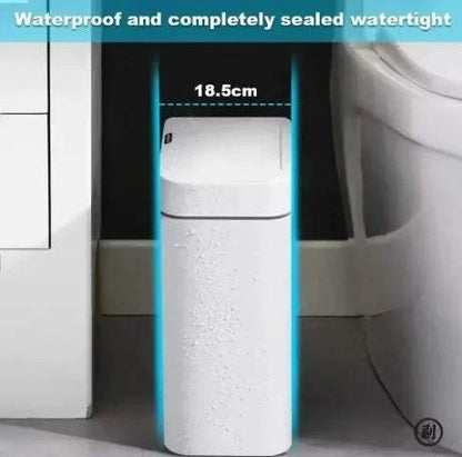 2026 New 15L smart touchless sensor trash can with automatic lid and slim design