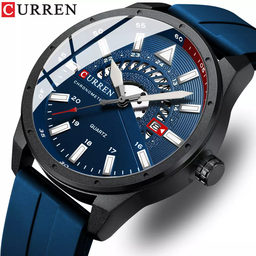 CURREN Fashion Men Watch Waterproof - Azobay