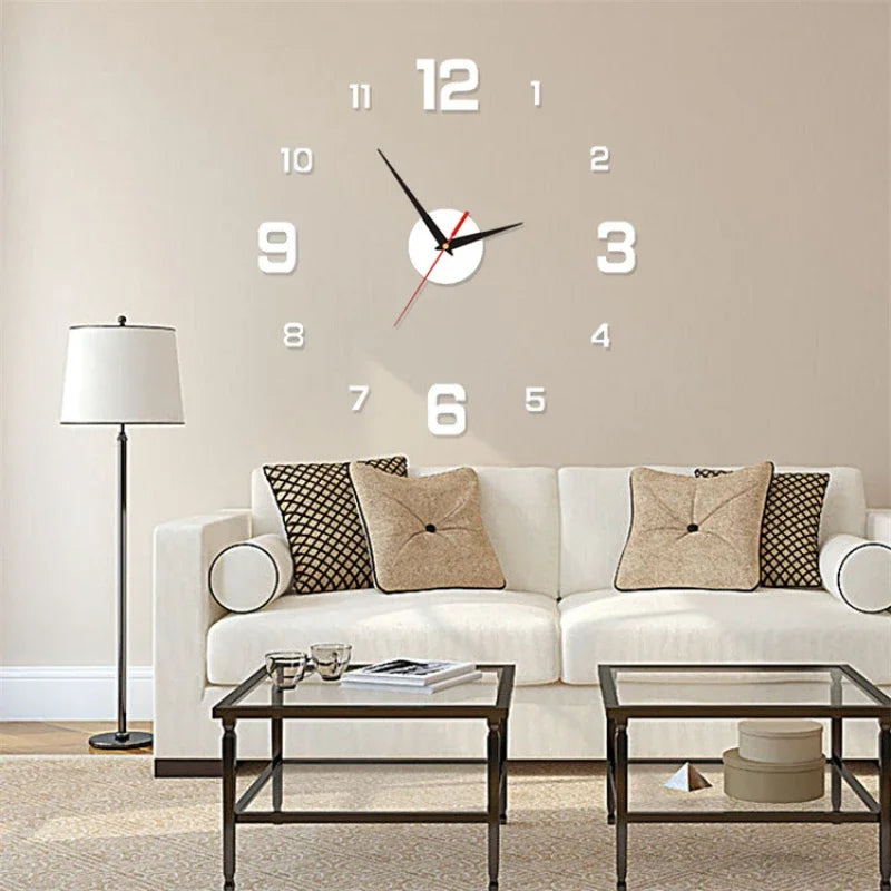 3D Luminous Wall Clock  Acrylic - Azobay