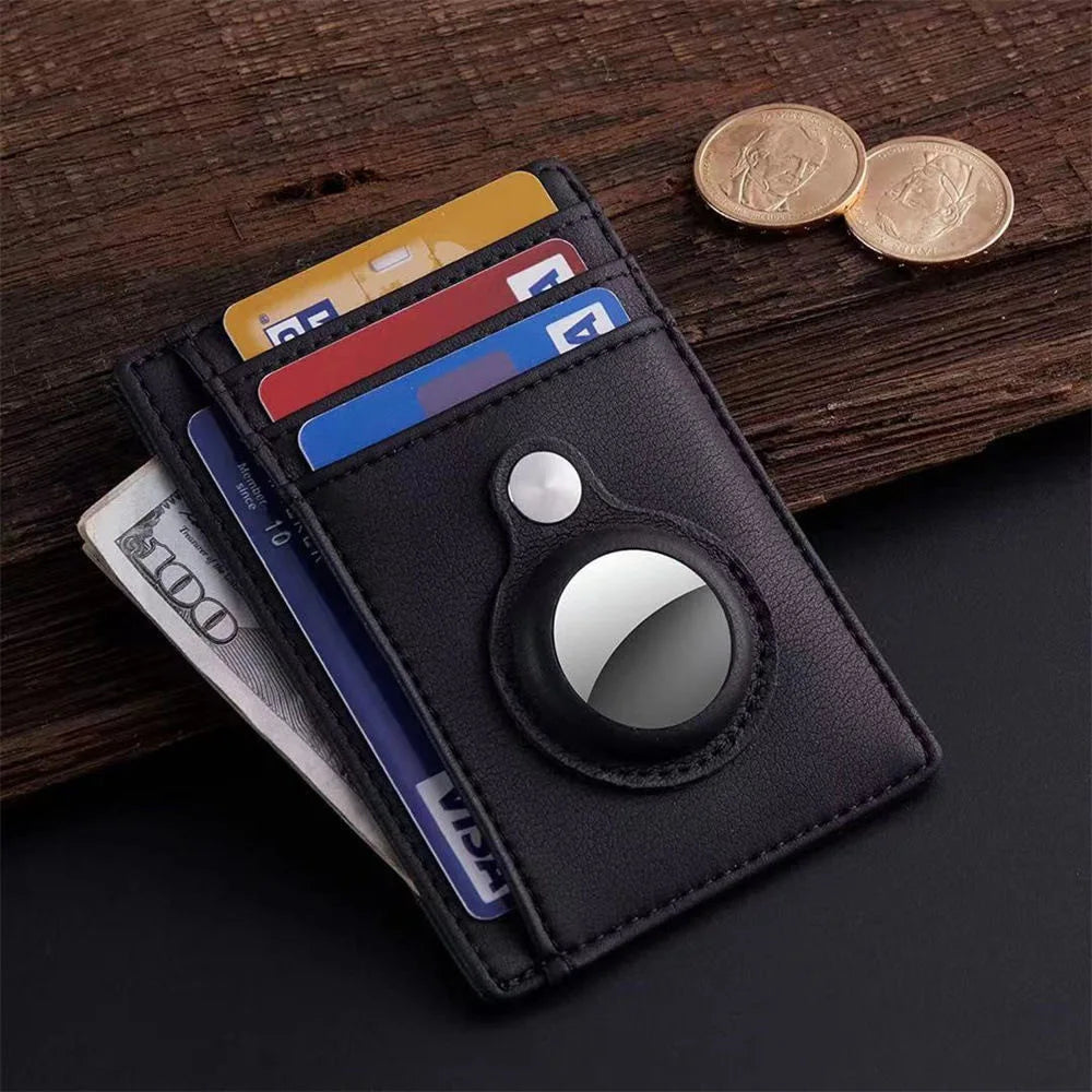 Tracker RFID Card Holder Multi-function Wallet Card Holder Credit Card Holder Wallet With Built-in AirTag Protective Case - Azobay