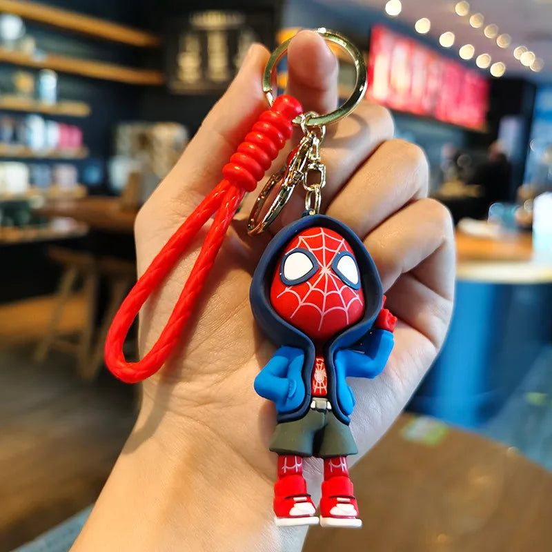 marvel-spider-man-cute-doll-pendant-action-figures-avengers-iron-man-captain-america-keychain-bag-keyring-pendant-birthday-gifts