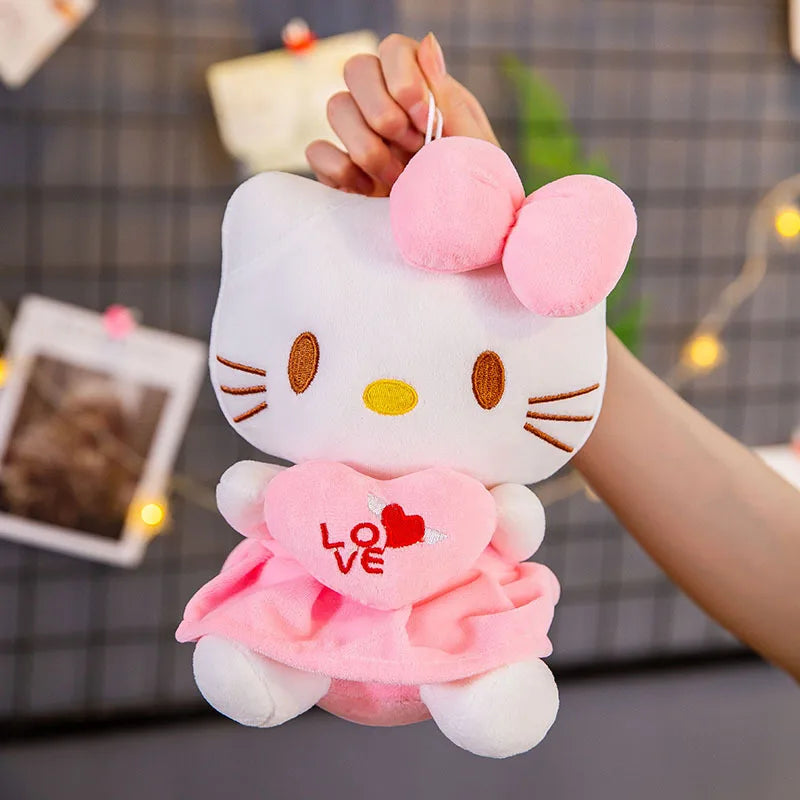 55cm Sanrio Anime Kawaii Hello Kitty Plush Toy Pink Bowknot dress - Azobay