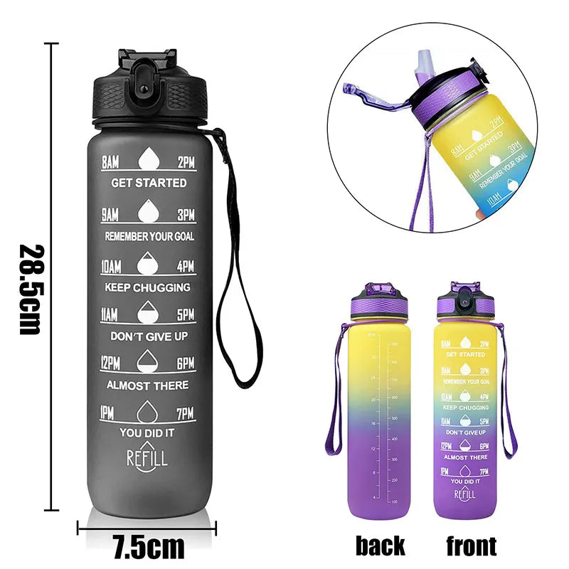 Water Bottle  Leakproof Drinking Bottles - Azobay