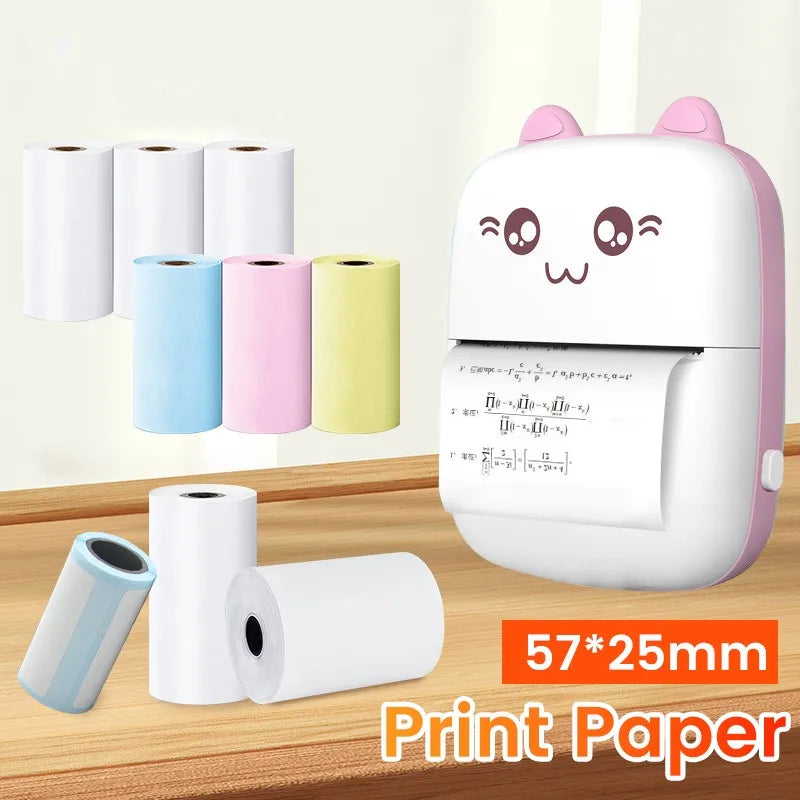 olaf-57mm-rolls-mini-printer-thermal-paper-label-sticker-self-adhesive-printing-paper-for-mini-printer-kids-instant-print-camera