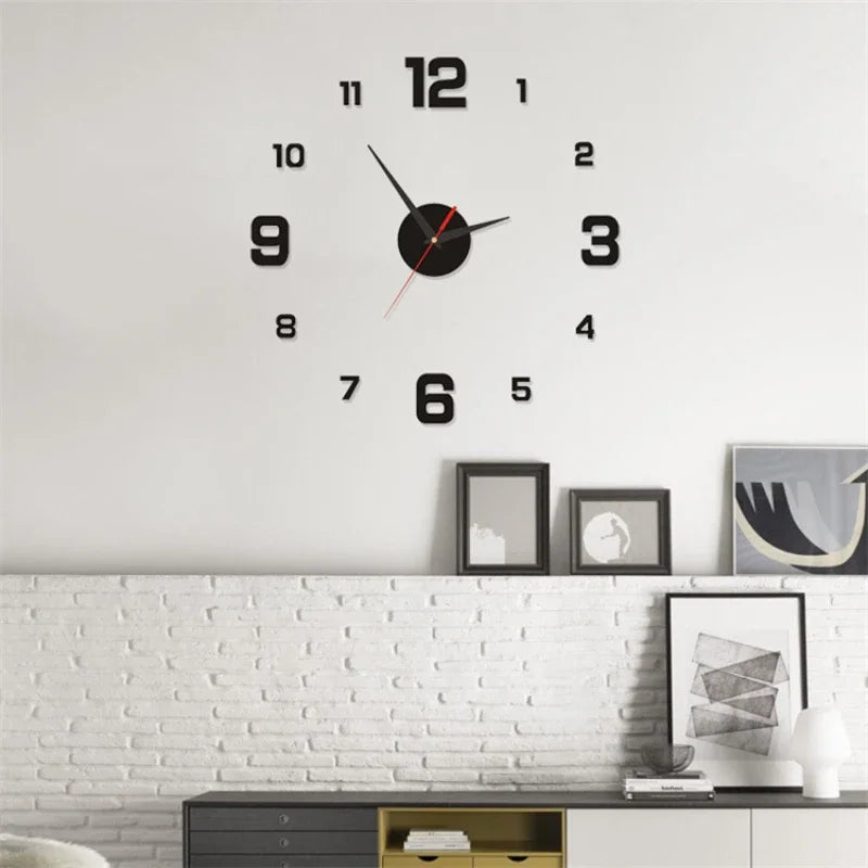 3D Luminous Wall Clock  Acrylic - Azobay