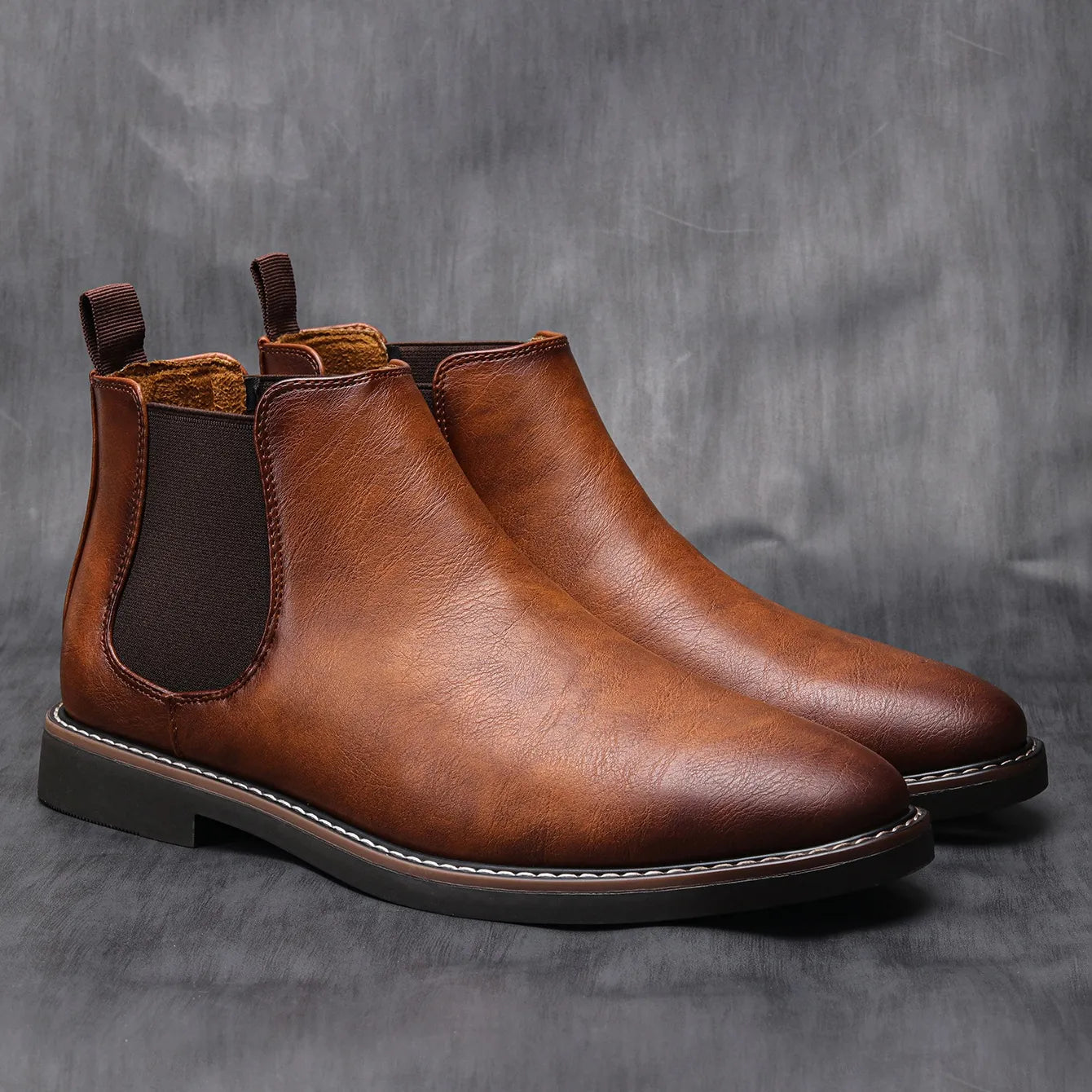 Men Chelsea Boots Brand Retro  Fashion Men Boot - Azobay