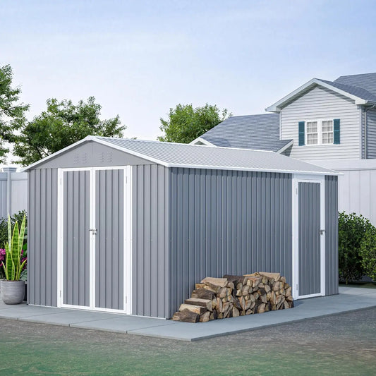 8x12 FT Metal Shed