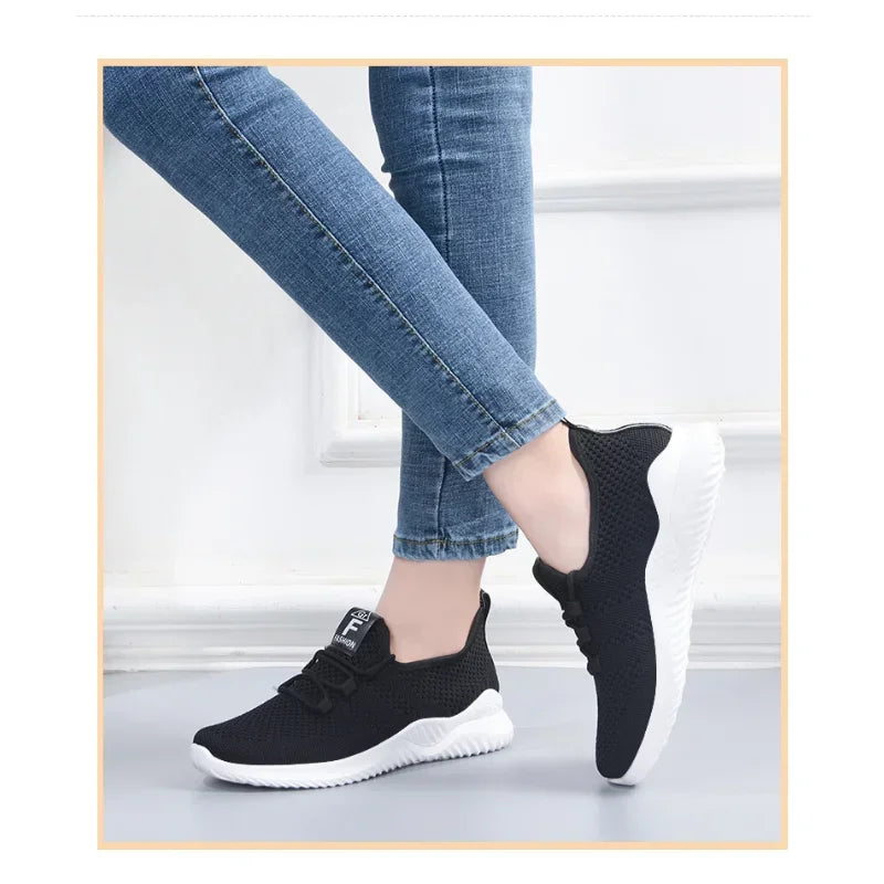 Women's Casual Sneakers Summer Comfortable Breathable Platform Shoes - Azobay