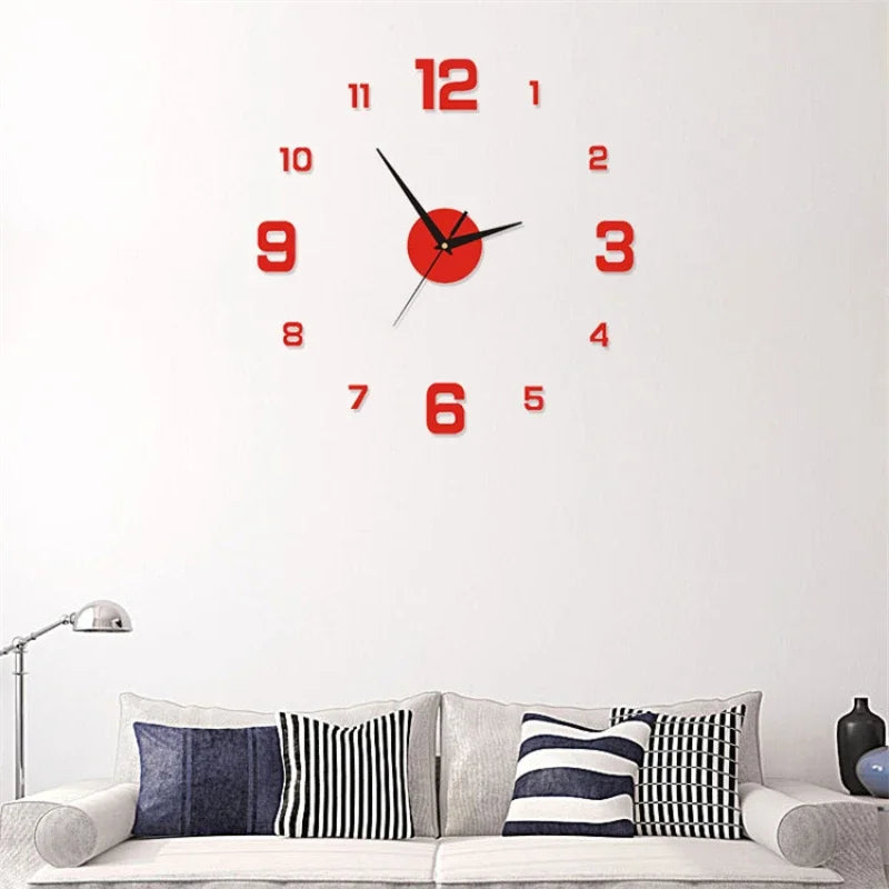 3D Luminous Wall Clock  Acrylic - Azobay