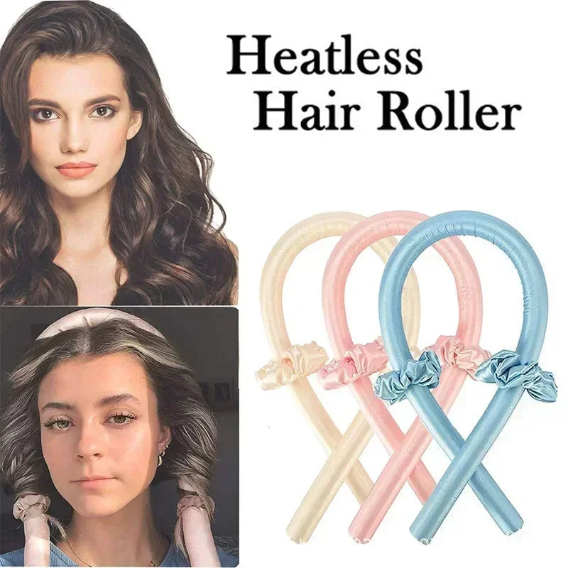 Woman Heatless Curling Rod Heatless Hair Curls Headband Make Hair Soft Shiny Hair Curler Hairdressing Tools Accessories - Azobay