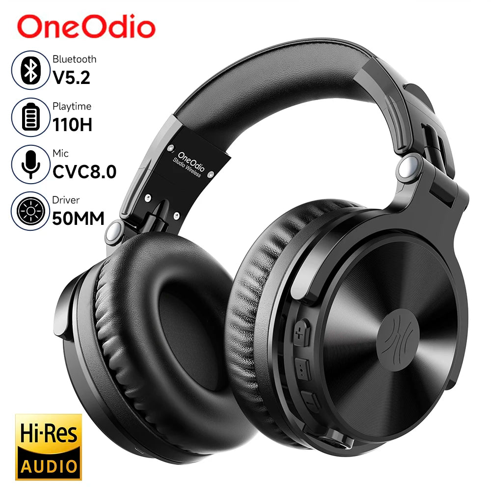 oneodio-bluetooth-wireless-headphones-with-microphone-110hr-hi-res-over-ear-bluetooth-5-2-headset-earphone-for-phone-pc-sports