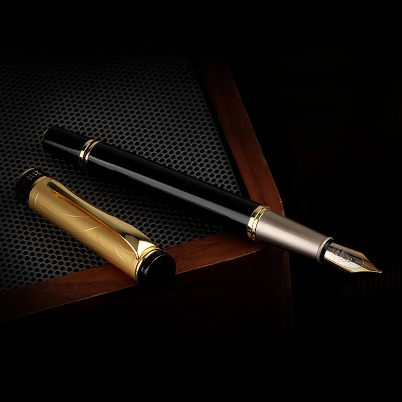 Custom Fountain Pen Golden Text Stationery - Azobay