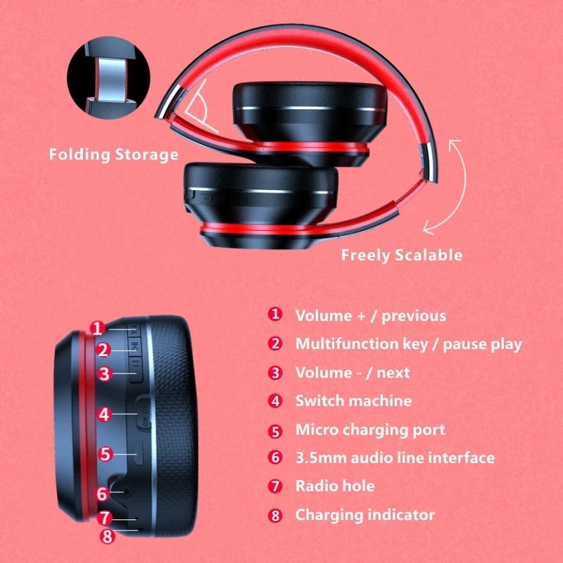 Lenovo HD200 Bluetooth Earphones Wireless Headphones Noise Cancellation HIFI Stereo Gaming Headset - Azobay