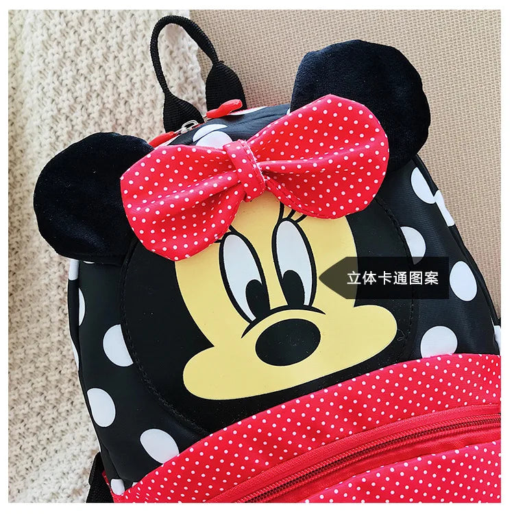 Disney Cartoon Backpack For Baby Boys Girls Minnie Mickey - Azobay