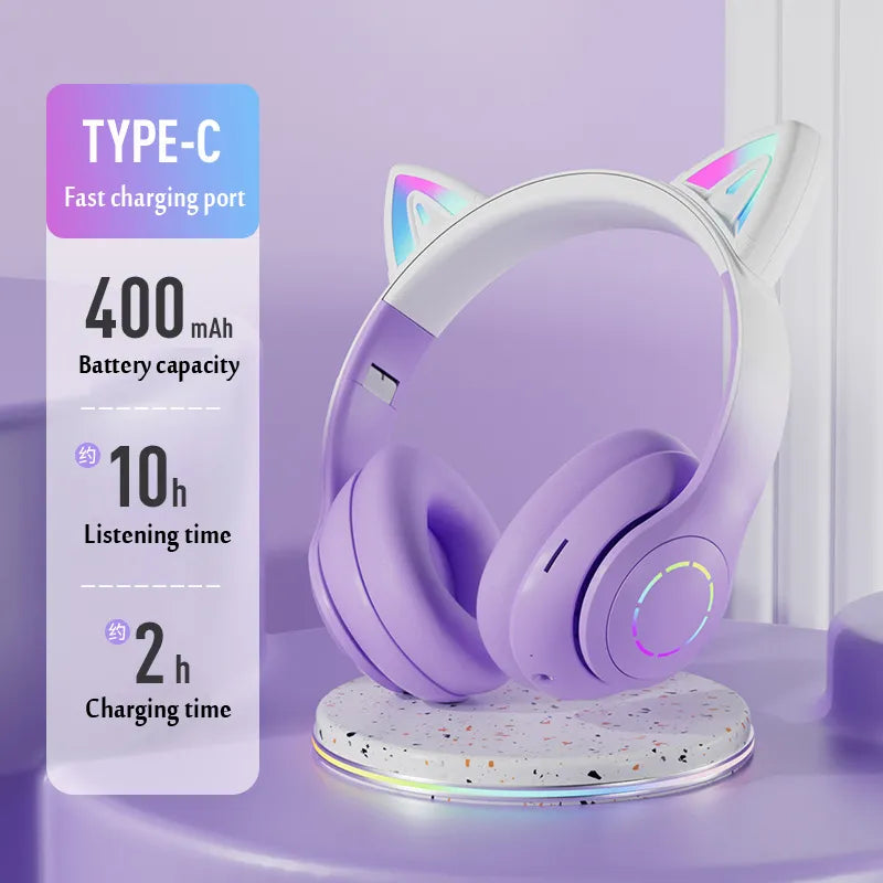 cat-ear-headphone-bluetooth-wireless-music-headset-gradient-color-led-light-with-mic-gamer-earphone-kids-lovely-christmas-gifts