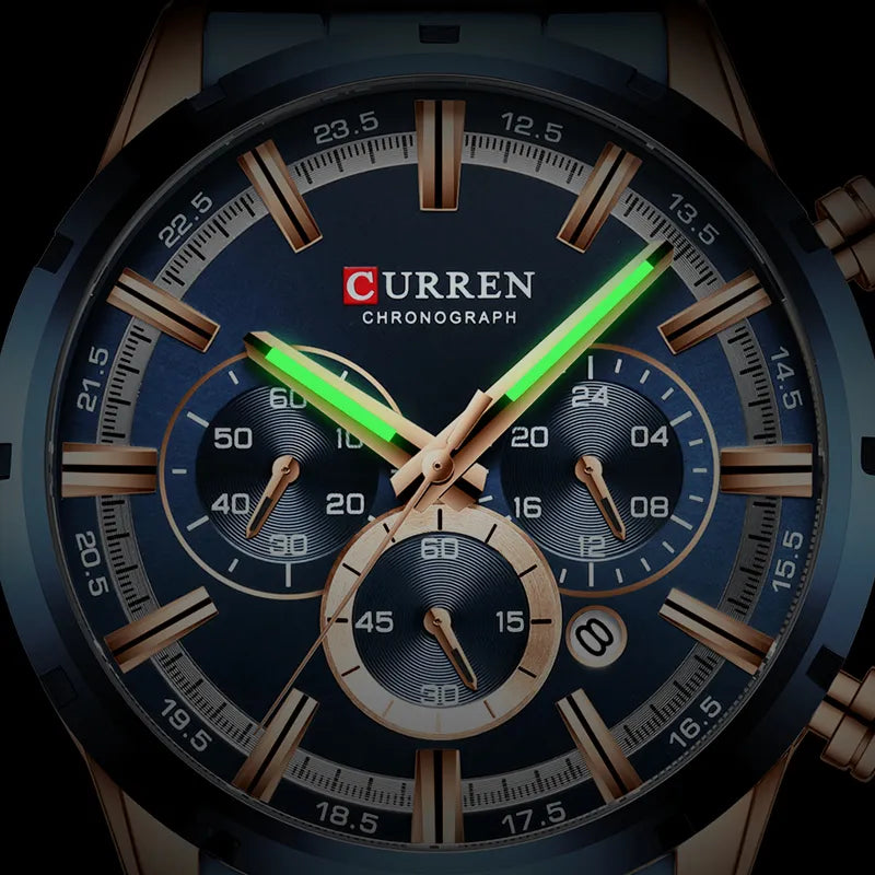 CURREN Men Watch Luxury Sports Quartz Men's Watches - Azobay