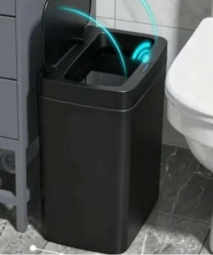 2026 New 15L smart touchless sensor trash can with automatic induction and slim space-saving design
