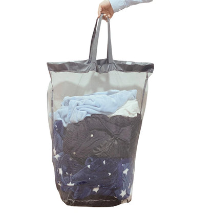 100L Foldable Laundry Hamper Basket with Bamboo Handle And Lid Eco-Friendly Removable Liner for Bedroom Bathroom Storage