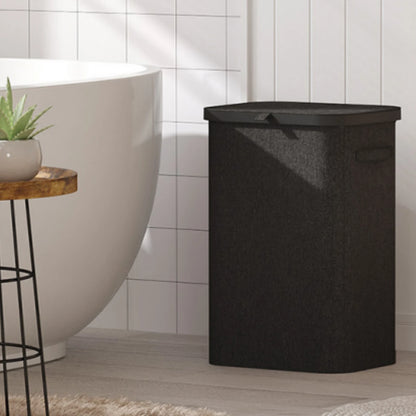 85L Large Capacity Laundry Hamper with Handles Oxford Fabric Inner Bag And Plastic Frame for Dirty Clothes Basket