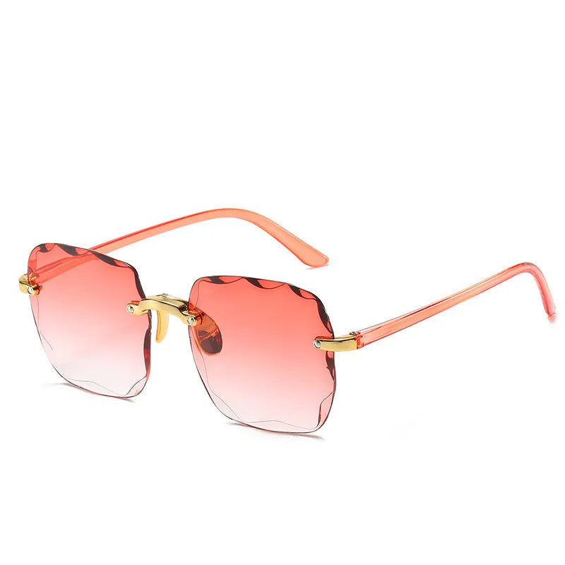 New Rimless Women's Sunglasses Fashion  Classic Designer Shades UV400 - Azobay