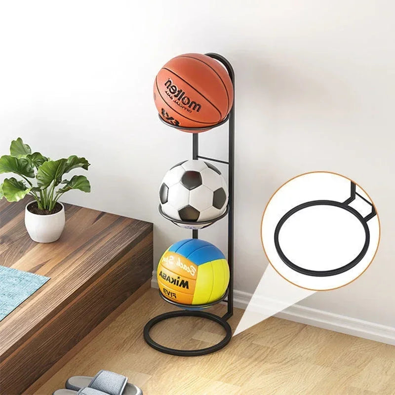 Children Basketball Storage Rack Put Ball Football Storage - Azobay