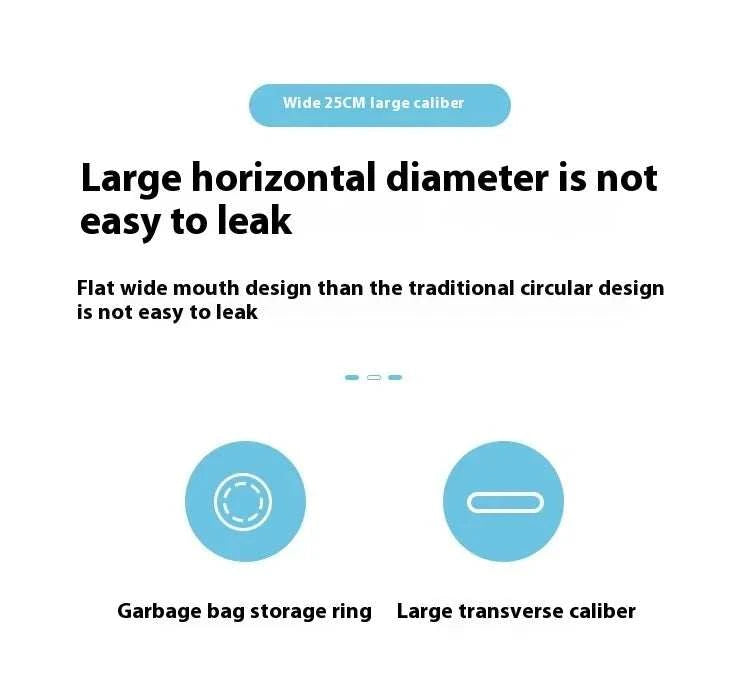 7L automatic touchless bathroom trash can with motion sensor and waterproof plastic lid