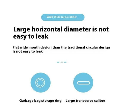 7L automatic touchless bathroom trash can with motion sensor and waterproof plastic lid