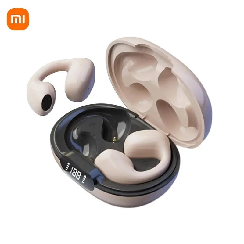 Xiaomi Wireless Ear Clip Bluetooth Headset Digital Display  Gaming  Headset With Microphone - Azobay