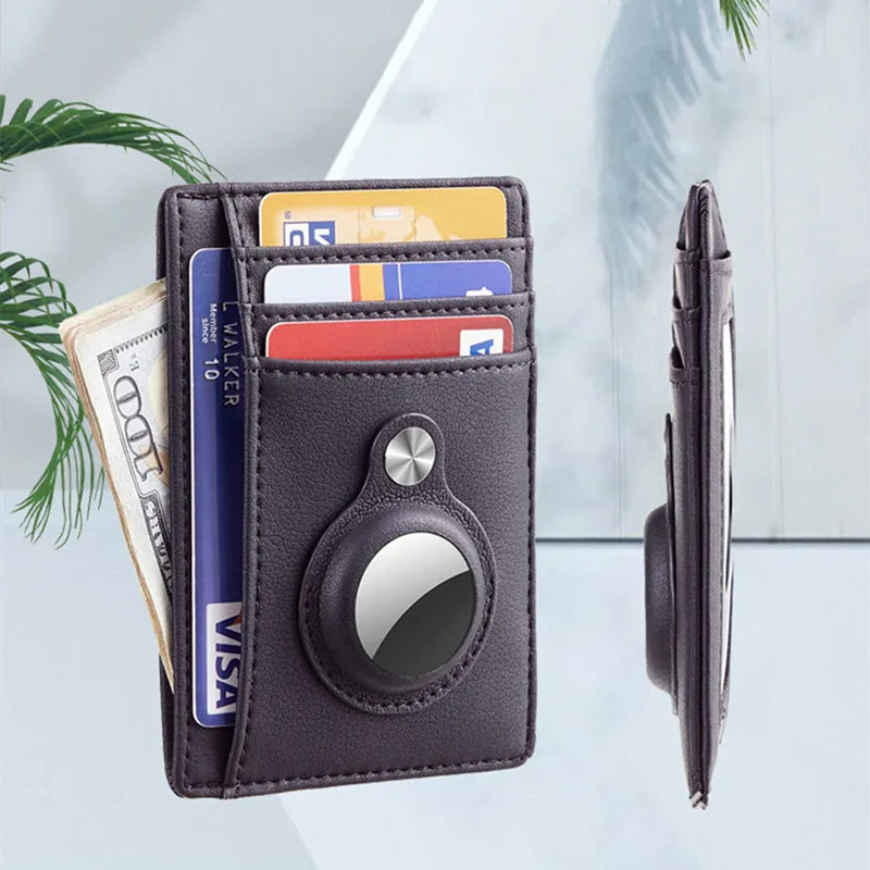 Tracker RFID Card Holder Multi-function Wallet Card Holder Credit Card Holder Wallet With Built-in AirTag Protective Case - Azobay