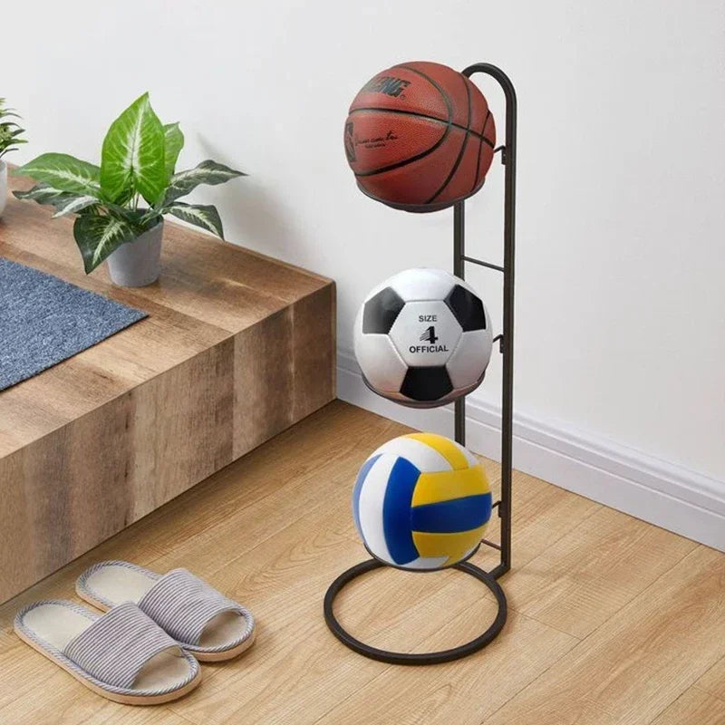 Children Basketball Storage Rack Put Ball Football Storage - Azobay