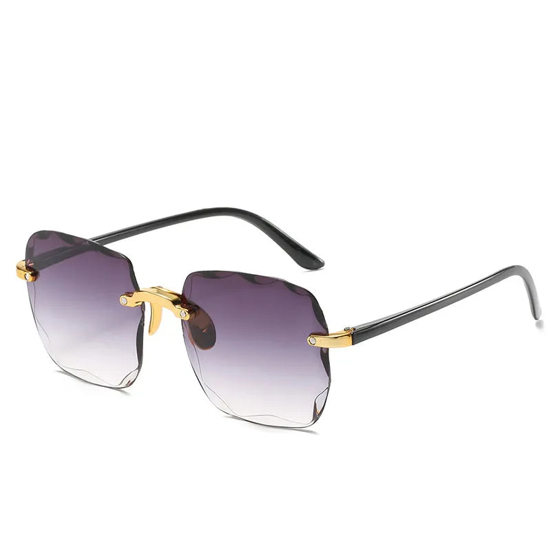 New Rimless Women's Sunglasses Fashion  Classic Designer Shades UV400 - Azobay